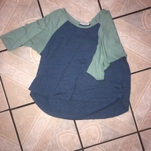 Plain baseball style T-shirt